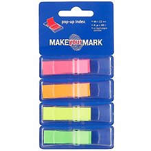 Набор самоклеящихся закладок «Make your mark», 4 блока