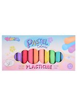 Пластилин 12цв "Pastel Colours", к/к., Colorino