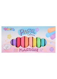 Пластилин 12цв "Pastel Colours", к/к., Colorino