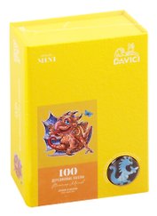 Пазл деревянный Дракон и бабочка DaVICI 100эл