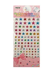 Звезды кристаллы микс цветов микс размеров (11097200)