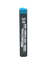 Грифели для механических карандашей Faber-Castell "Polymer", 12шт., 0,7мм, 2B