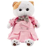 Игрушка мягкая Budi Basa, Ли-Ли в розовом плаще с серым бантиком LK27-014
