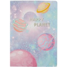 Тетрадь общая «Happy planet», 32 листа в клетку, В5, в ассортименте