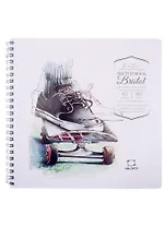 Скетчбук 210*200 40л "Bristol" 180г/м2, для маркеров и графики тв.обложка, спираль