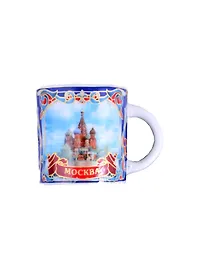 Кружечка Москва Панорама-ХВБ фарфор 4см (061-SM-17-19)