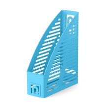 Лоток вертикальный «Base, Pastel», Erich Krause, 85 мм, пластиковый, голубой