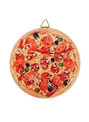 Подставка под горячее Пицца Пеперони (18х18) (керамика, пробка) (Gift-and-Home) (R16-PIZZA)