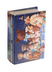Шкатулка-книга сейф МДФ Медвежата (39514) (17х11х5)