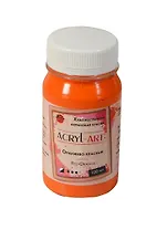 Краска акриловая "Акрил-Арт" оранжево-красный,100мл,банка, Таир