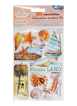 3D Наклейки Отдых Пляжные истории 2 (СВЕ-7005В) (Рукоделие) (упаковка) (3+)