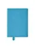 Обложка для книги с закладкой (бирюзовая) (эко кожа, нубук) (16х22) - 0