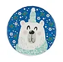 Коробка подарочная "Зимний мишка" 12*7,5см, Новый год, картон