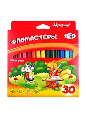 Фломастеры Гамма, "Мультики", 30 цветов