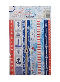Набор декоративной клейкой ленты Морской (1009702) (12,5х21см) (Арт Узор) (упаковка)