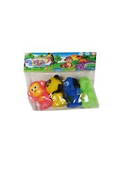 Игровой набор для купания «Резиновые животные», 4 штуки