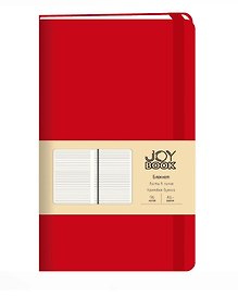 Записная книжка «Очень красный» А6, 96 листов в линейку, экокожа, Joy Book