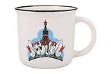 Кружка "Спасская башня", рисунок (Москва), (фарфор) (065-8-19-D10)
