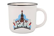 Кружка "Спасская башня", рисунок (Москва), (фарфор) (065-8-19-D10)