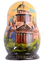 Сувенир, Магнит матрешка, высота 6см ширина 4см, м-9
