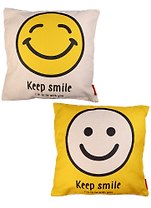 Подушка Смайлы Keep Smile (ткань) (43х43)
