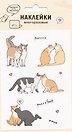 Наклейки Коты для гаджетов (9х13см) (винил) (упаковка) (подвес)