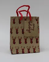 Пакет новогодний "Scottish deer" А6