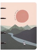 Тетрадь на кольцах «Mountains» 120 листов в клетку, А5, сменный блок - Be Smart - 0