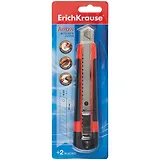 Нож канцелярский 18мм "Arrow" автофиксация лезвия, пласт.блистер