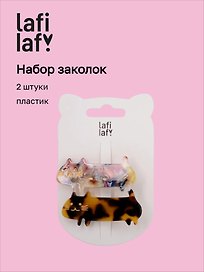 Набор заколок «Котики», 2 штуки, пластик, Lafilaf