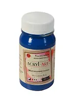 Краска акриловая "Акрил-Арт" голубая марганцовая,100мл,банка, Таир