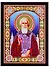 Алмазная мозаика на подрамнике Икона Сергий Радонежский (BH08) (30х40см) (c част.зап.) (блест.) - 0