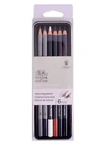 Карандаши эскизные Winsor&Newton, 6 штук