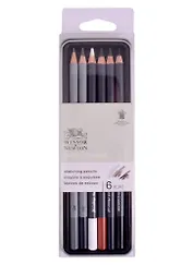 Карандаши эскизные Winsor&Newton, 6 штук