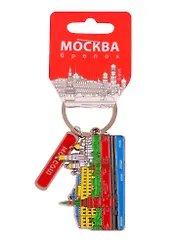 Брелок Москва.Набережная (мет.эмаль) (198-22-E)