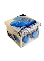 Коробка подарочная "Синее сердце" 14*14*11см, картон, Вейксинг