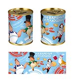 Союзмультфильм Копилка Бочка Карлсон (металл) (8х10) - 0