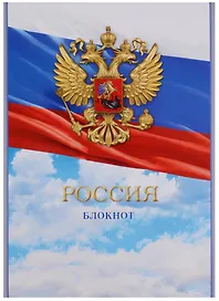 Блокнот А5 40 листов клетка "Символ России"