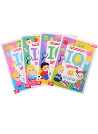 Набор обучающих книг "IQ уроки" (комплект из 4 книг)