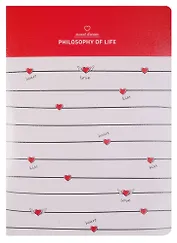 Тетрадь в клетку Hearts, А4, 40 листов