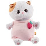 Мягкая игрушка Ли-Ли BABY в розовом комбинезоне с клубничкой (20 см) (LB-019)