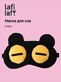Маска для сна «Мордочка с объемными закрытыми глазами», плюш, Lafilaf - 0