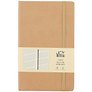 Книга для записей А5 96л лин. "Joy Book. Печенье с корицей" иск.кожа, тв.переплет, ляссе, резинка, инд.уп.