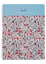 Тетрадь 80 листов клетка "Floret"
