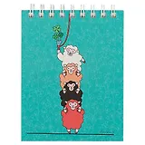 Скетчбук «Овечки-акробаты», 80 листов, А6