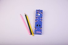 Пластиковый пенал с карандашами "Космокот", 12 штук