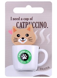 Ластик «Catpuccino», School Tools, в ассортименте