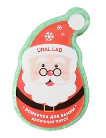 Бомбочка для ванны Дед Мороз (Яблочный пирог) (Ural Lab) (100г)
