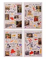 Набор стикеров "Нескучное искусство 2" (4 листа)