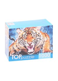 Пазл «Грозный тигр» 1000 элементов, TOP Puzzle